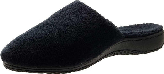 David Tate Women's Cuddle Slippers Gray Terry Cloth