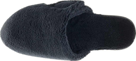 David Tate Women's Cuddle Slippers Gray Terry Cloth