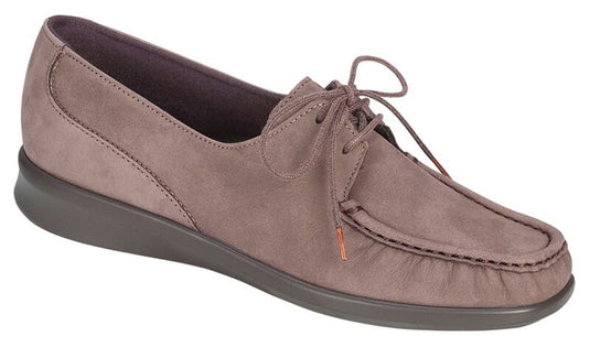 SAS Women's Petra Lace Up Loafer Truffle Nubuck