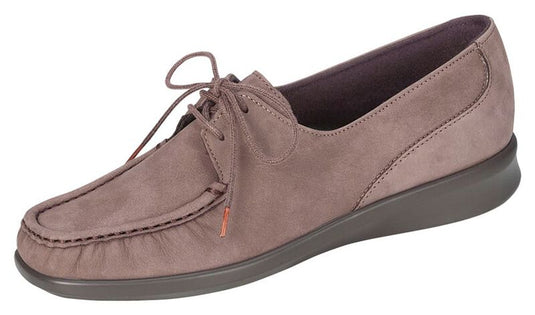 SAS Women's Petra Lace Up Loafer Truffle Nubuck