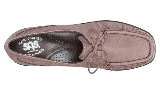 SAS Women's Petra Lace Up Loafer Truffle Nubuck