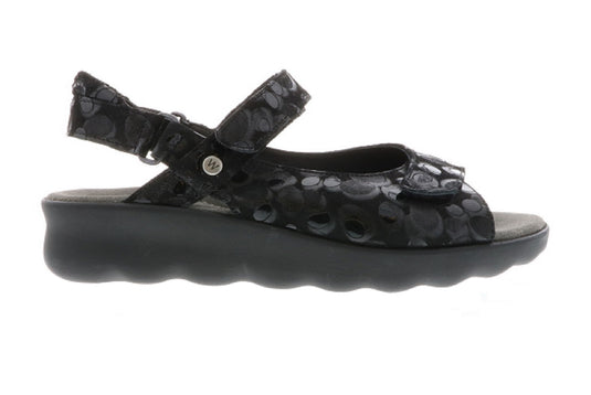 Wolky Women's Pichu Sandals Black Circle