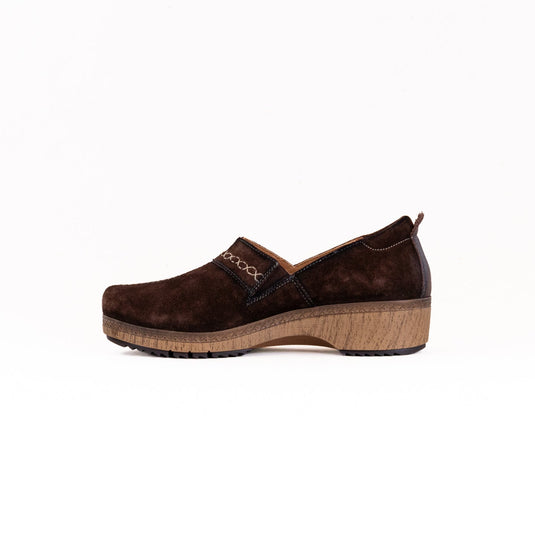 Pikolinos GRANADA Women's suede wedge shoes - Olmo