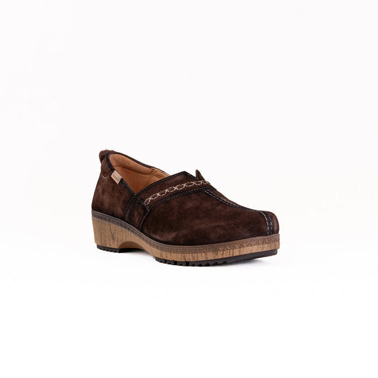 Pikolinos GRANADA Women's suede wedge shoes - Olmo