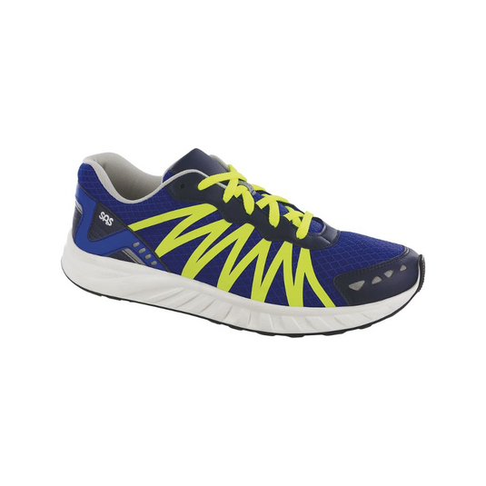 SAS Men's Pursuit Sneakers Blue/Neon Yellow