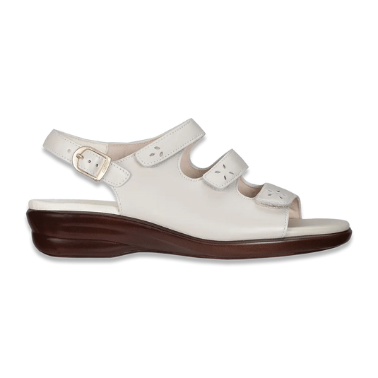 SAS Women's Quatro Slip-on Sandals with Ankle Strap Bone