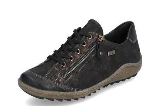 Remonte by Rieker Schwarz/Schwarz-Antique Liz Women's Sneakers