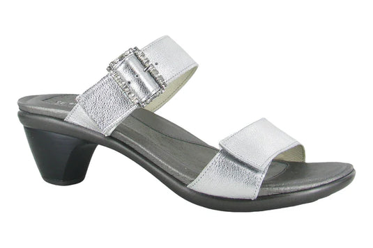 NAOT Women's Recent Silver Soft Leather