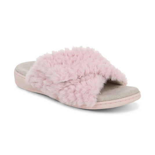 Vionic Women's Relax II Slippers Light Pink Fur