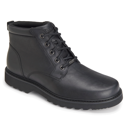 Rockport Northfield Plain Toe Boot Black Leather