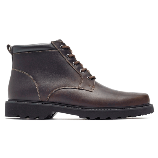 Rockport Northfield Plain Toe Boot Chocolate Leather