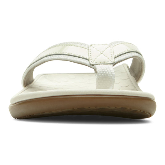 Vionic Women's Tide II Toe Post Sandals White