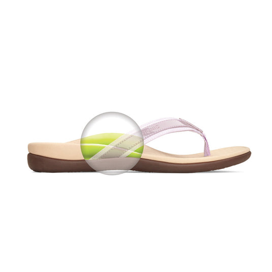 Vionic Women's Tide II Toe Post Sandals Mauve