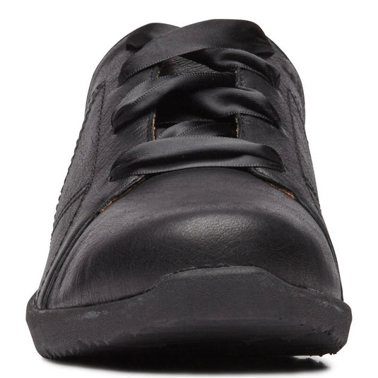 Vionic Women's Magnolia Lindsey Lace Up Black Leather