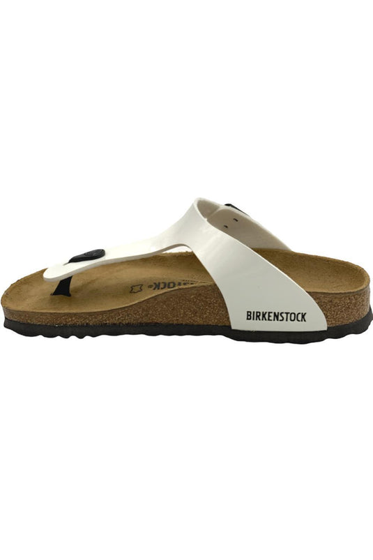 Birkenstock Sandals Gizeh Patent White     New Color