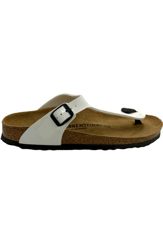 Birkenstock Sandals Gizeh Patent White     New Color