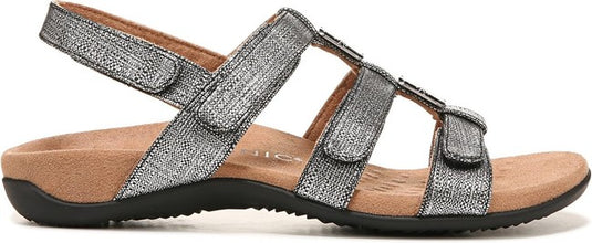 Vionic Women's Amber Sandals Black Metallic