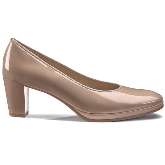 Ara Women's Ophelia (Fashion) Pump 50mm Nude Patent Leather