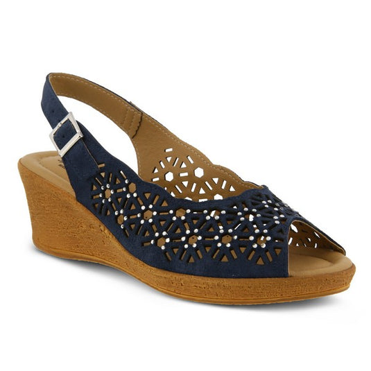 Spring Step Women's Saibara Sandals Navy