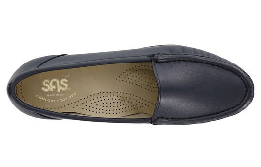 SAS Women's Simplify Slip On Loafer Navy