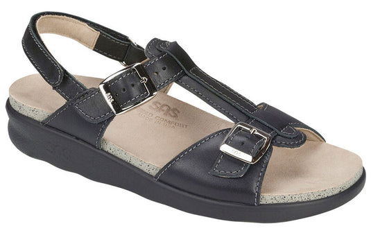 SAS Women's Captiva T-Strap Sandal Black