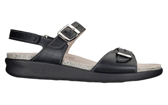 SAS Women's Captiva T-Strap Sandal Black