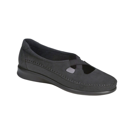 SAS Women's Crissy Slip-on Moccasin Nero