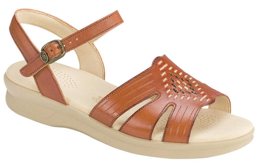 SAS Women's Huarache Sling Back Sandals Antique Tan