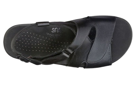 SAS Women's Huggy Comfort Sandals Black