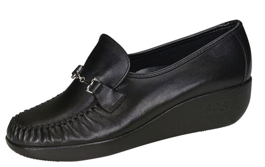 SAS Women's Magical Slip On Loafer Black