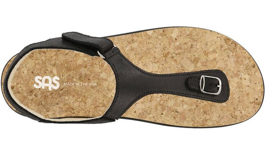 SAS Women's Marina T-Strap Sandal Black