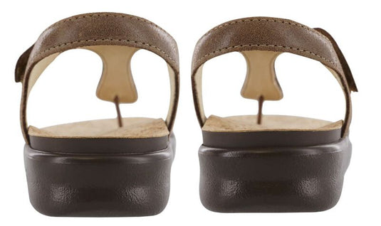 SAS Women's Marina T-Strap Sandal Brown