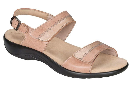 SAS Women's Nudu Two Tone Leather Sandals Dawn