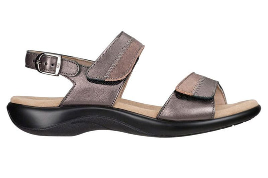 SAS Women's Nudu Two Tone Leather Sandals Dusk