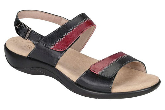 SAS Women's Nudu Two Tone Leather Sandals Lady Bug     New Color