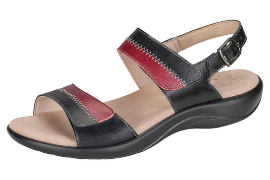 SAS Women's Nudu Two Tone Leather Sandals Lady Bug     New Color