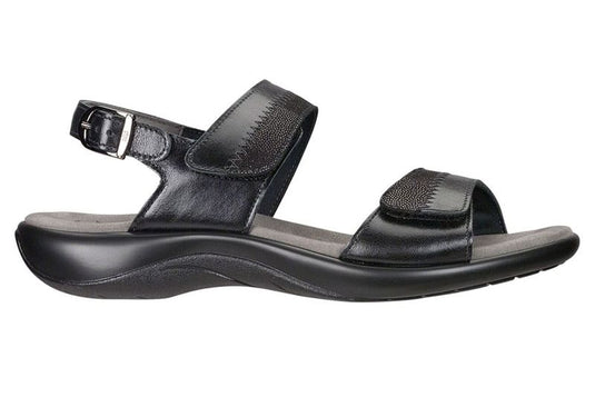 SAS Women's Nudu Two Tone Leather Sandals Midnight