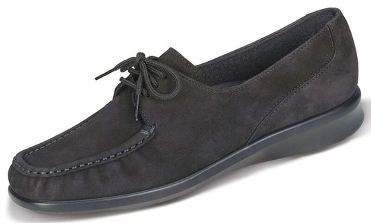 SAS Women's Petra Lace Up Loafer Charcoal Nubuck