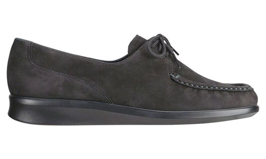 SAS Women's Petra Lace Up Loafer Charcoal Nubuck