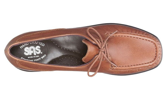 SAS Women's Petra Lace Up Loafer Tan