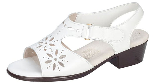 SAS Women's Sunburst Dress Sandals White