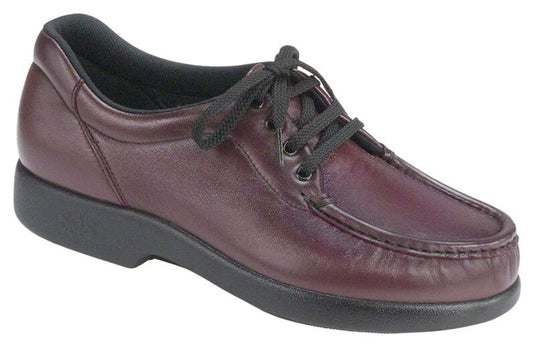 SAS Women's Take Time Lace Up Loafer Antique Wine