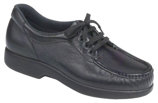 SAS Women's Take Time Lace Up Loafer Black