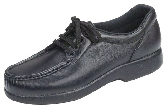 SAS Women's Take Time Lace Up Loafer Black