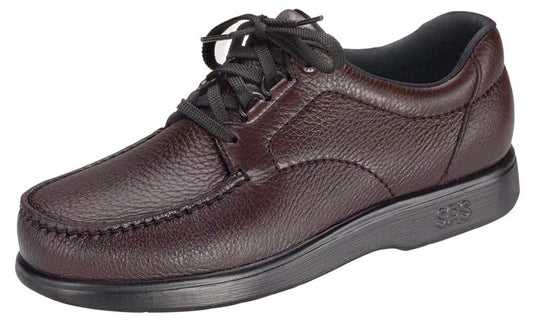 SAS Men's Bout Time Diabetic Shoes Cordovan