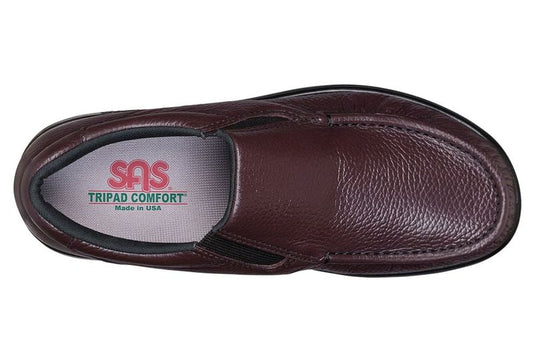 SAS Men's Side Gore Slip-On Cordovan