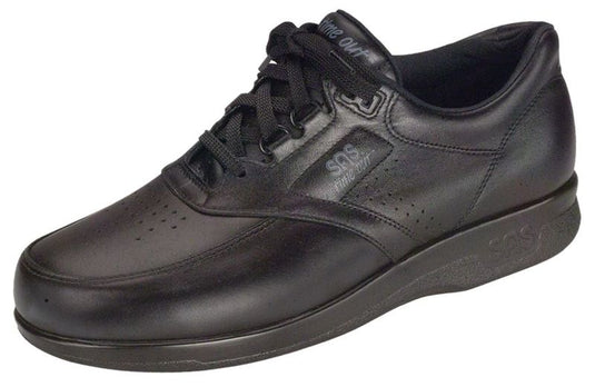 SAS Men's Time Out Diabetic Walking Shoe Black Leather