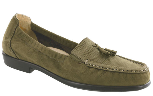 SAS Women's Hope Slip-on Loafer Green Tundra