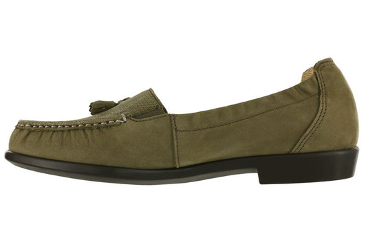 SAS Women's Hope Slip-on Loafer Green Tundra