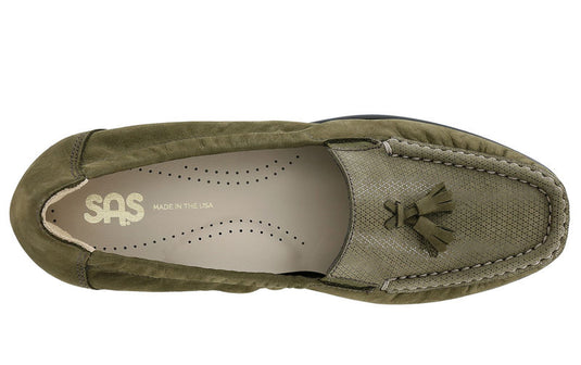 SAS Women's Hope Slip-on Loafer Green Tundra